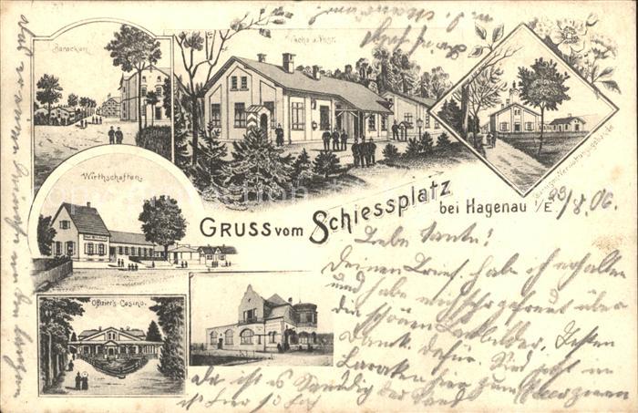 Hagenau Elsass Wirtschaften Offizier´s Casino