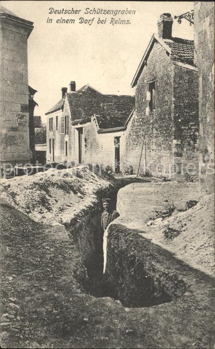 Reims Champagne Ardenne Deutscher Schuetzengraben