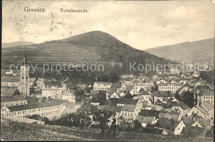 Graslitz Tschechien Stadtansicht