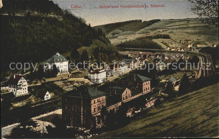 Calw Handelsschule Bahnhof