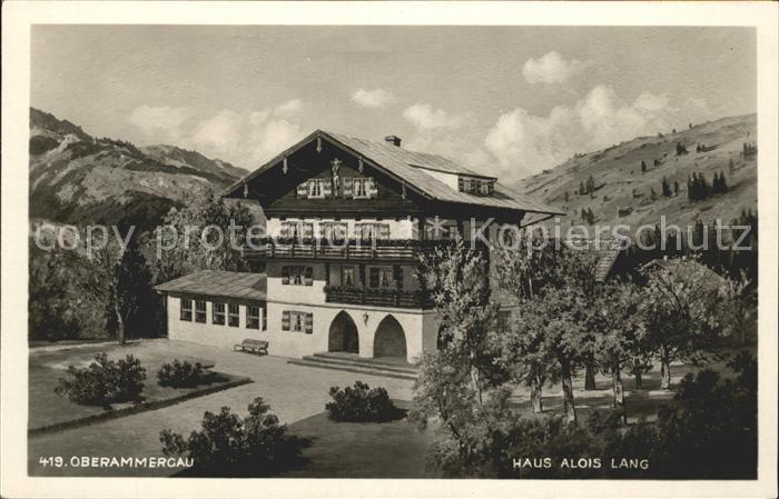Oberammergau Haus Alois Lang