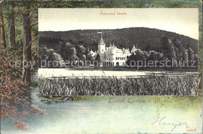 Blovice Blowitz Zinkovsky Zámek