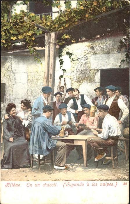 Bilbao Espana En un chacoli