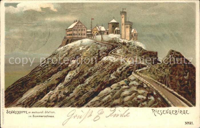 Riesengebirge Krkonose Karkonosze Schneekoppe