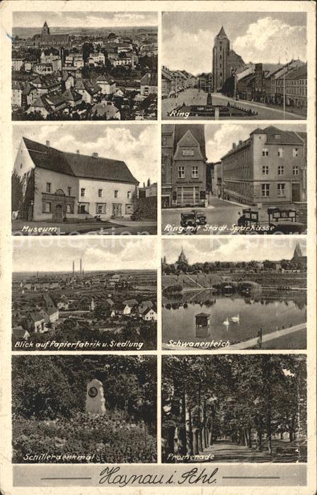 Haynau Chojnow Museum Ring Sparkasse Schwanenteich