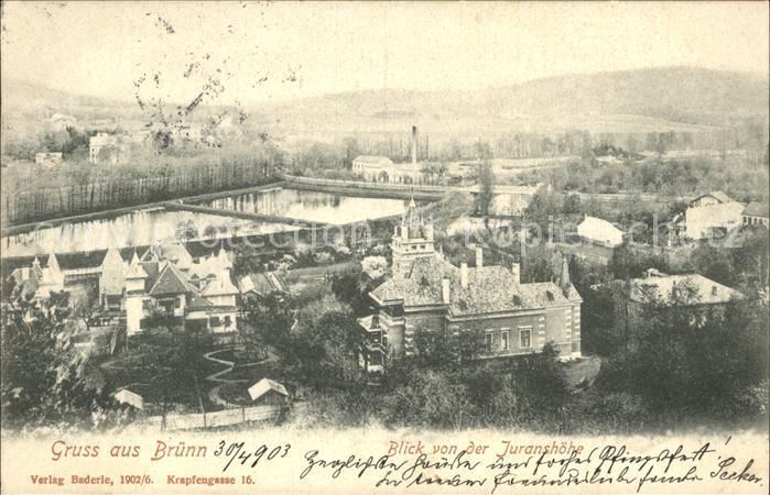 Bruenn Brno Blick von der Juranshöhe
