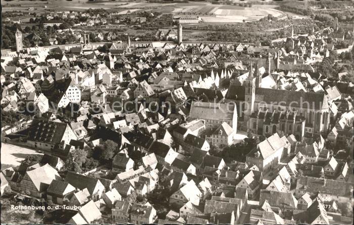 Rothenburg Tauber Fliegeraufnahme