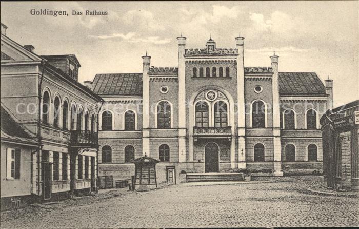Goldingen Lettland Das Rathaus