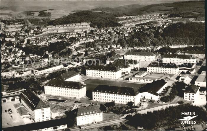 Siegen Westfalen Fliegeraufnahme Heidenbergkaserne