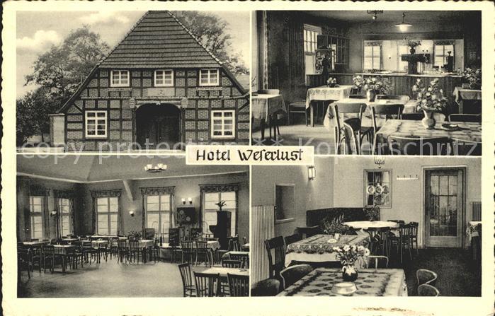 Doerverden Hotel Weserlust Gastraum