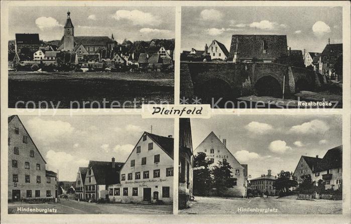 Pleinfeld Hindenburgplatz Rezatbruecke