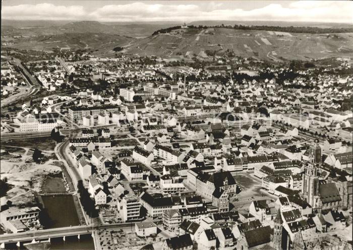 Heilbronn Neckar Fliegeraufnahme