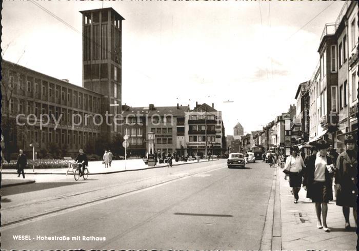Wesel Rhein Hohestrasse Rathaus