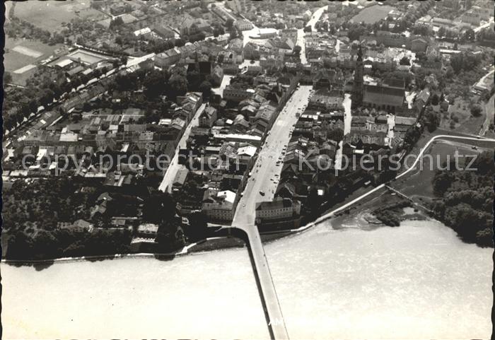 Braunau Inn Oberoesterreich Fliegeraufnahme