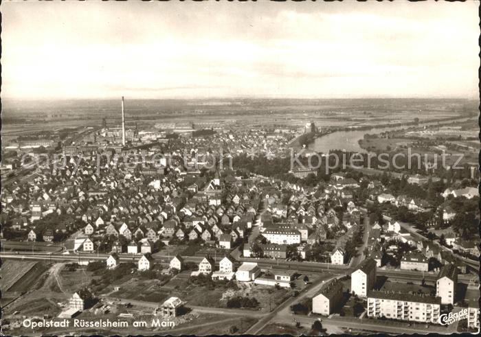 Ruesselsheim Main Fliegeraufnahme Opel Werke