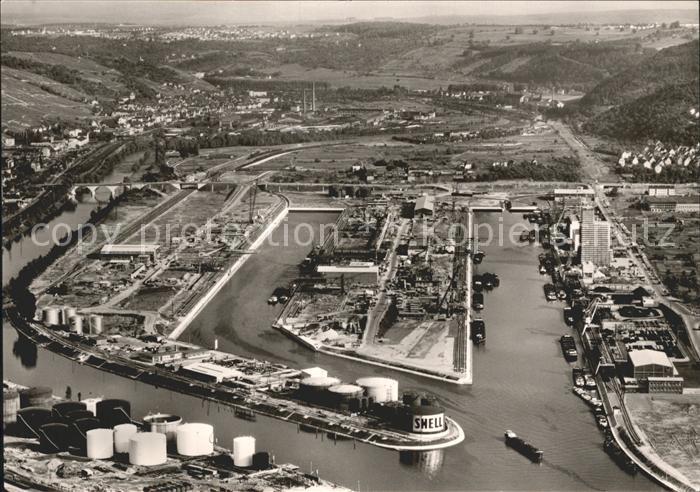 Stuttgart Fliegeraufnahme Neckarhafen