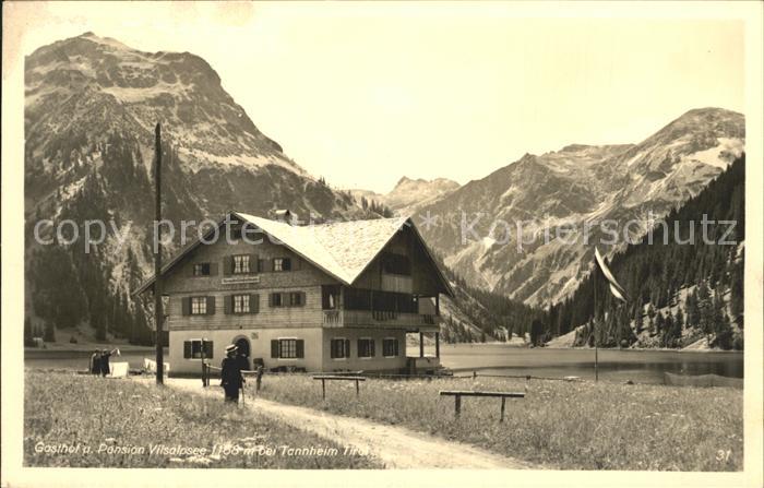 Tannheim Tirol Gasthof Vilsalpsee