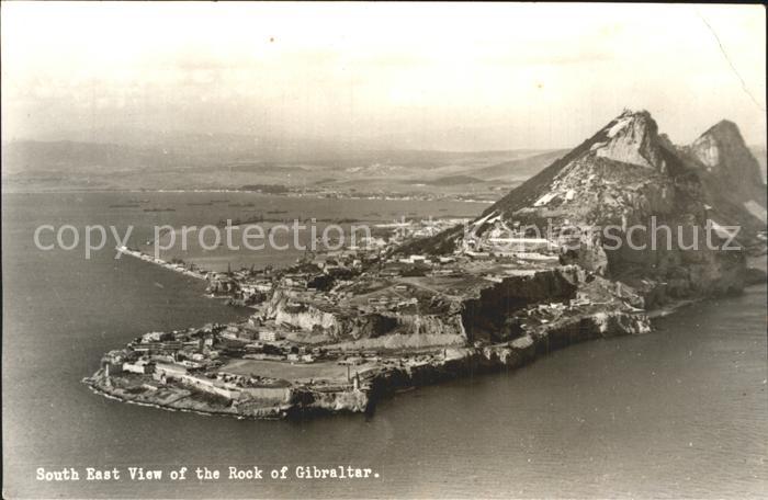 Gibraltar South East View of the Rock