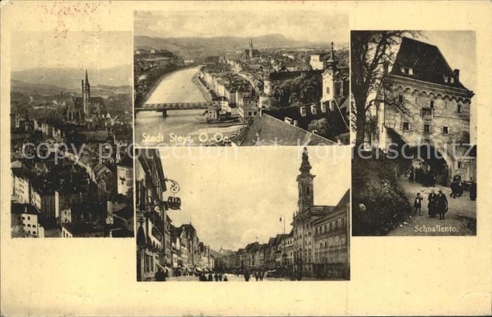 Steyr Enns Oberoesterreich Schnallentor Panorama