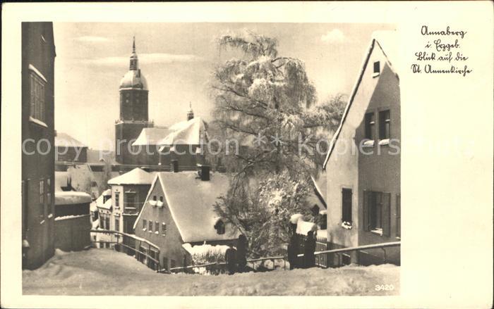 Annaberg-Buchholz Erzgebirge Sankt Annenkirche