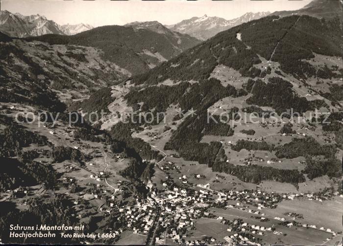 Schruns Vorarlberg Fliegeraufnahme