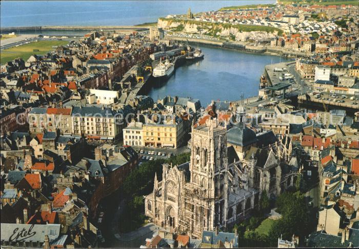 Dieppe 76 Fliegeraufnahme Kirche Sankt Jacques