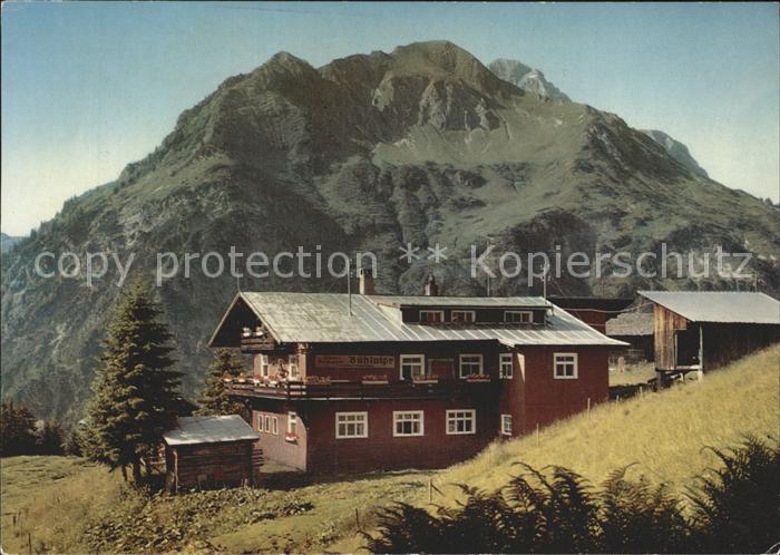 Mittelberg Kleinwalsertal Alpengaststaette Buehalpe