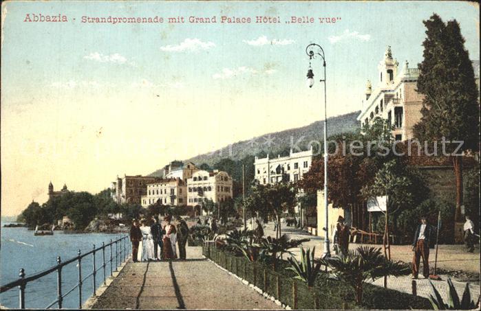 Opatija Abbazia Strandpromenade Grand Palace Hotel Belle vue