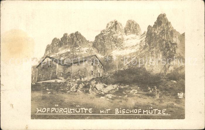 Hofpuerglhuette Bischofmuetze