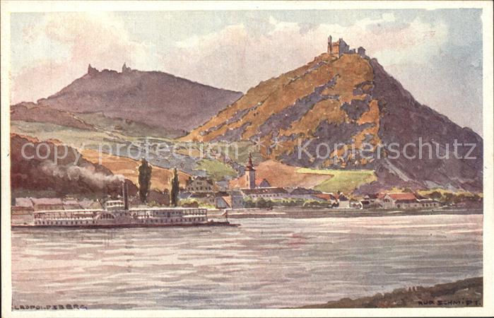 Kahlenbergerdorf Wien Leopoldsberg Kuenstlerkarte