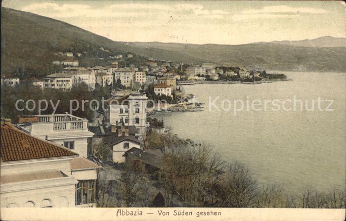 Opatija Abbazia Von Sueden gesehen