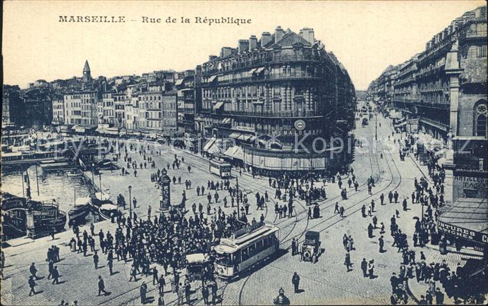 Marseille Bouches-du-Rhone Rue de la Rèpublique