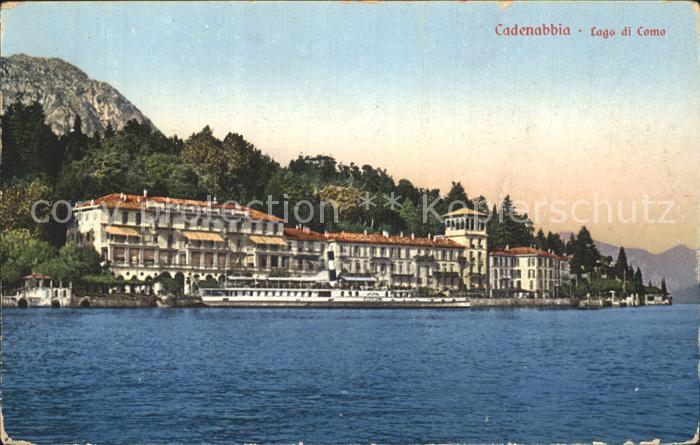 Cadenabbia Lago di Como Vom See aus Gesehen