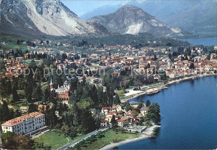 Lago Maggiore Baveno Fliegeraufnahme
