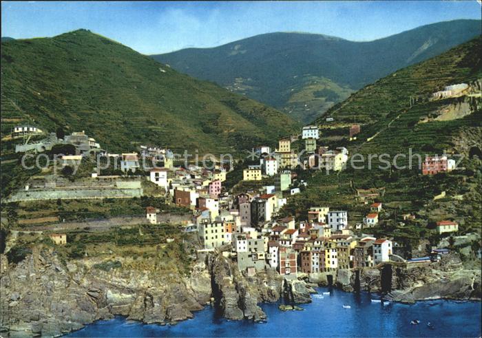 Riomaggiore Fliegeraufnahme