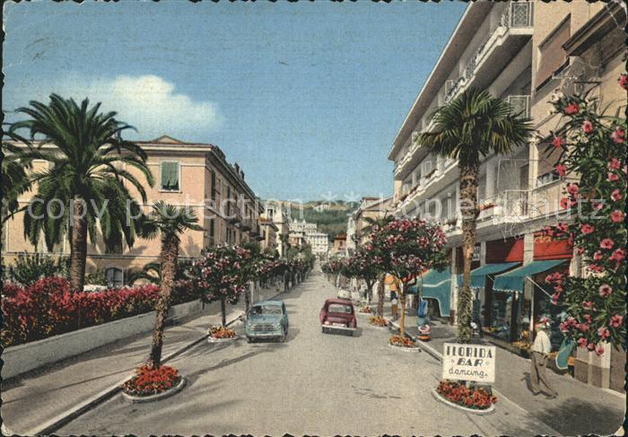 Bordighera Italien Allee