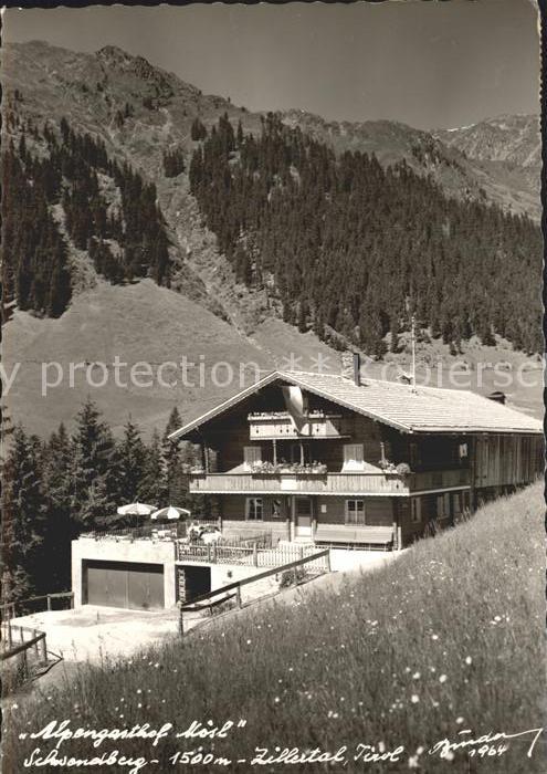 Schwendberg Hippach Alpengasthof Moesl