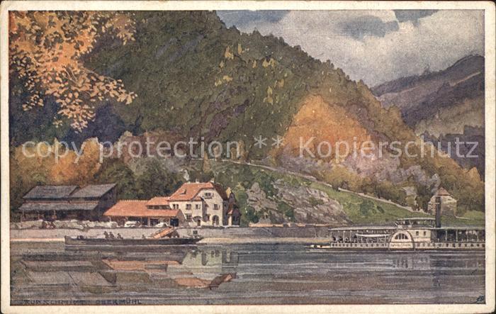 WIEN AT Raddampfer der Donau Dampfschiffahrts Gesellschaft