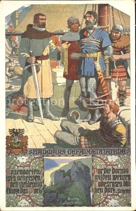 Aggstein Burgruine Gefangennahme Hadmars