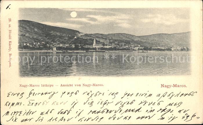 Nagymaros Ansicht vom Wasser aus