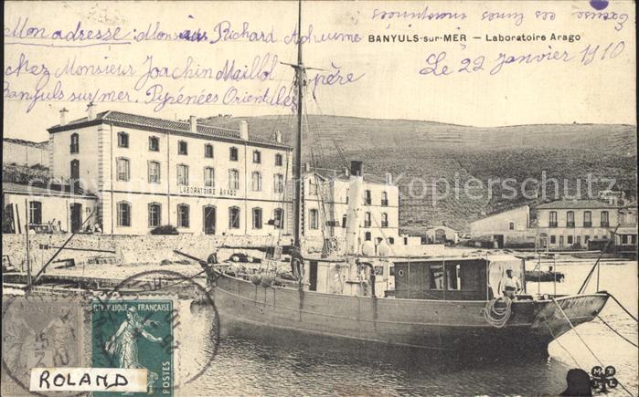 Banyuls-sur-Mer Laboratoire Arago Bateau
