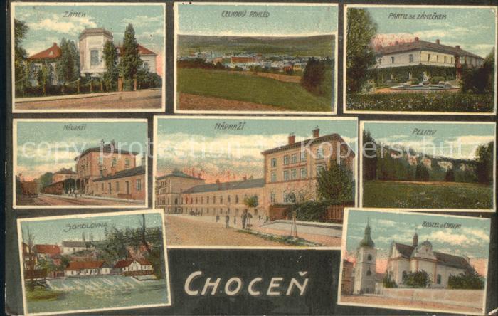 Chocen Teilansichten Kirche Wehr