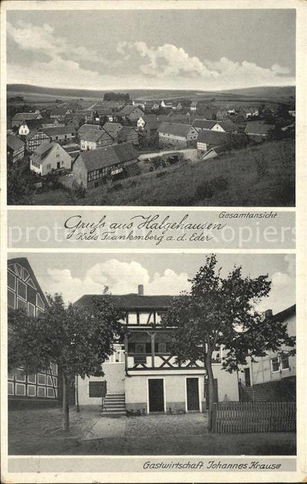 Halgehausen Gesamtansicht Gastwirtschaft Johannes Krause