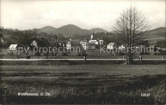 Waldhausen Oberoesterreich Ortsansicht mit Kirche