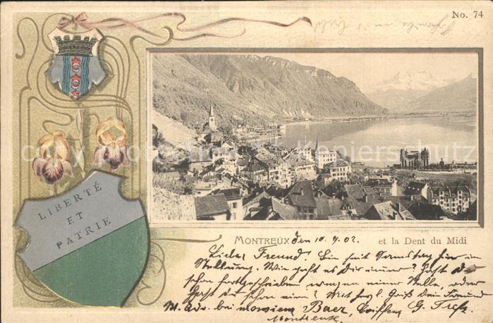 Montreux VD et la Dent du Midi