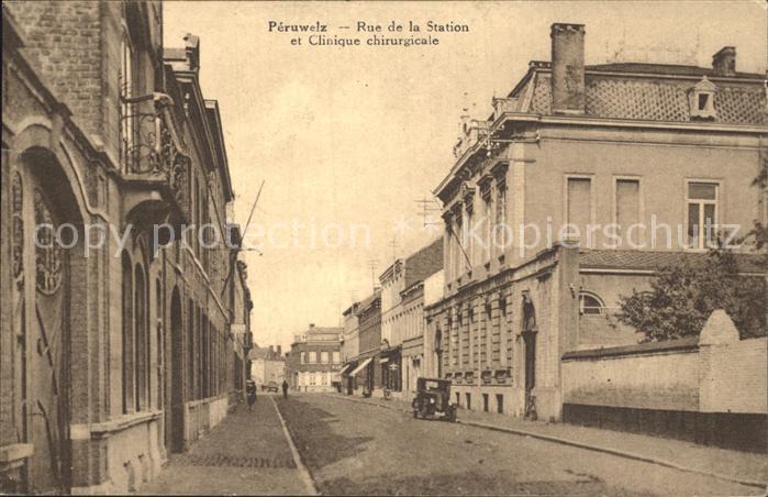 Peruwelz Rue de la Station et Clinique chirurgicale