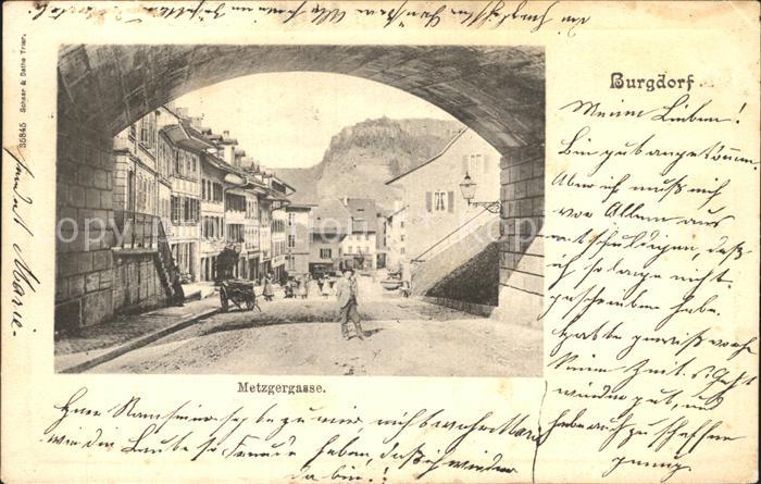 Burgdorf Bern Metzgergasse