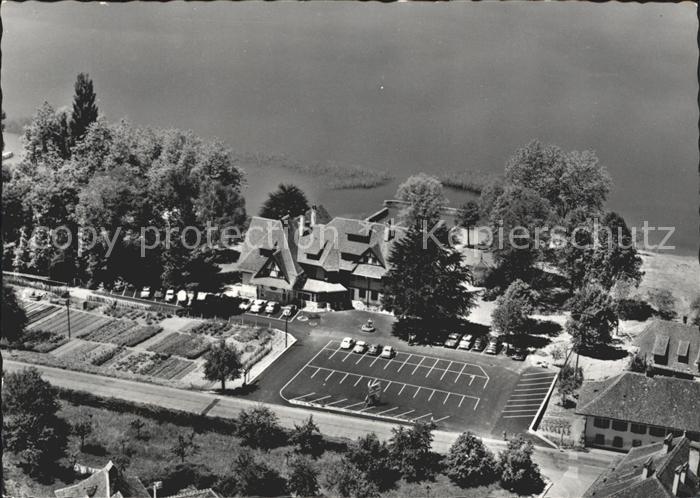 Morat Murten Le Vieux Manoir Hotel Restaurant Bar Fliegeraufnahme