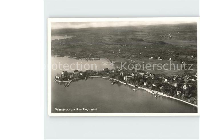 Wasserburg Bodensee Fliegeraufnahme