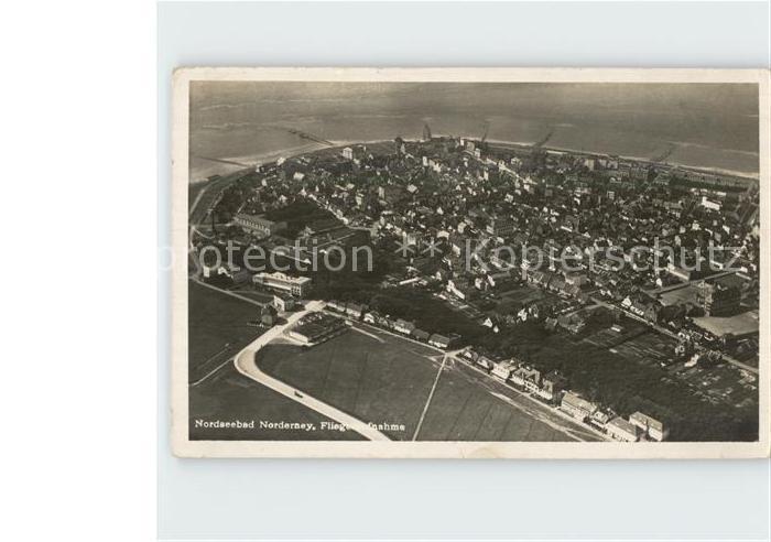 Norderney Nordseebad Fliegeraufnahme